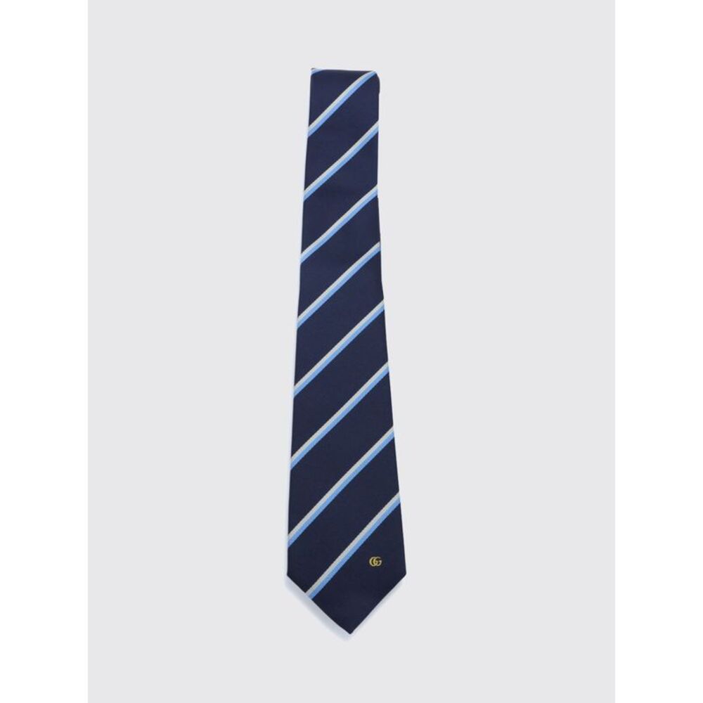 Gucci Men Multicolour Striped Gg Silk Tie Gucci